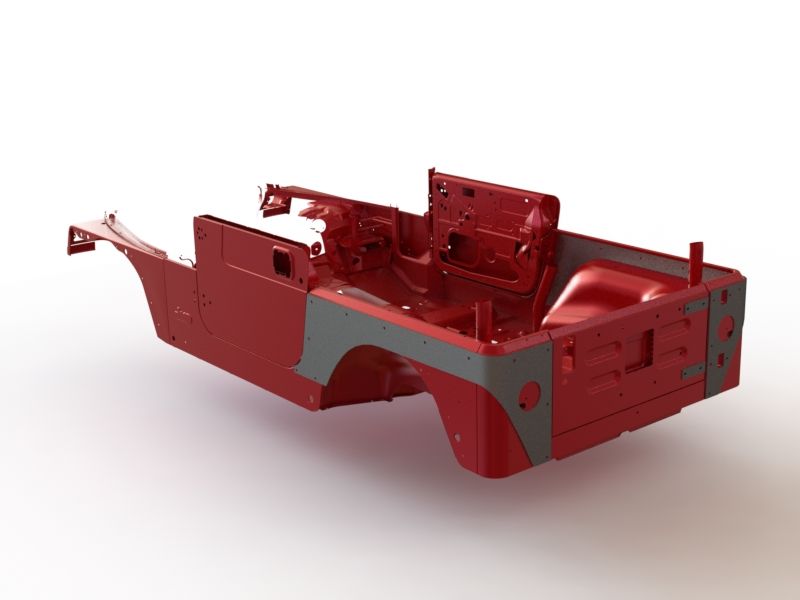 Aluminum Comp Cut Corner Guards for Jeep TJ