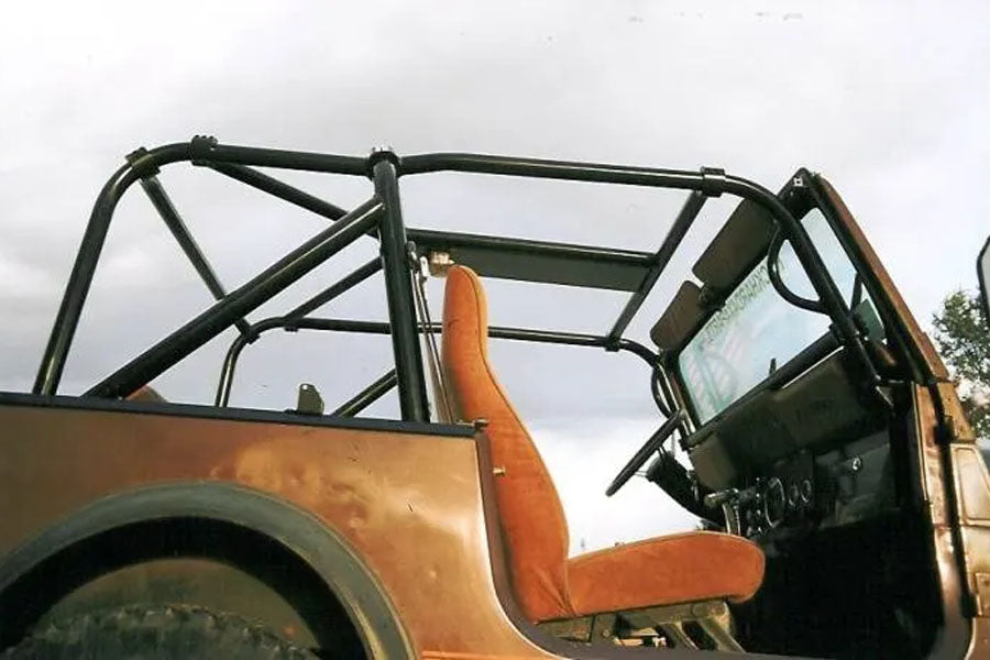 Rock Hard 4x4 Family Style Rear Side Bars and Overhead Angle Bars for Jeep CJ7 1979 - 1986 [RH-1003-A]
