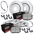 R1 19-25 Cadillac Escalade Front & Rear Carbon Coated Brake Rotor Set w/Off-Road/Tow Brake Pads