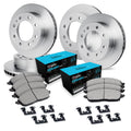 R1 Concepts E- Line Series Brake Rotor with Ceramic Brake Pads Hdw Fits Cadillac DTS