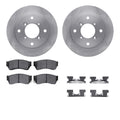 R1 Concepts Brake Rotor- Blank with Optimum Oe Pads Hdw Fits Chevrolet Metro