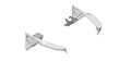 Alimunum Front Fenders 2 Flare for Jeep TJ / LJ