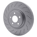 R1 Concepts Brake Rotor - Drilled Fits Mercedes-Benz CLS400