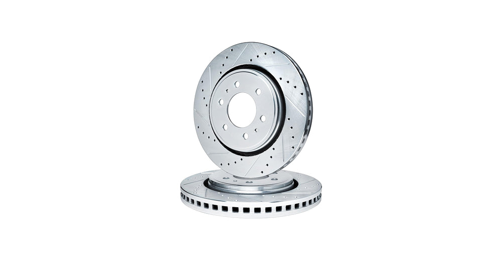 R1 Concepts Brake Rotor- D/S - Silver Fits Ford Expedition