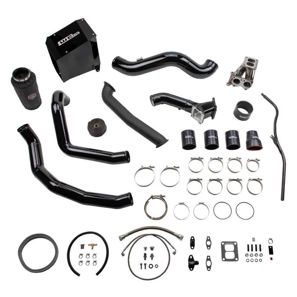 2001-2004 LB7 Duramax S300 Single Turbo Install Kit Semi-Gloss Black