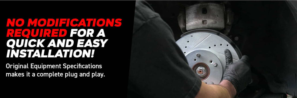 R1 Concepts Brake Rotor- Blank with Optimum Oe Pads Hdw Fits Porsche Cayenne