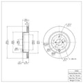 R1 Concepts Brake Rotor Fits Subaru Impreza