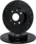 R1 Concepts Brake Rotor- D/S - Black Fits Ford EcoSport