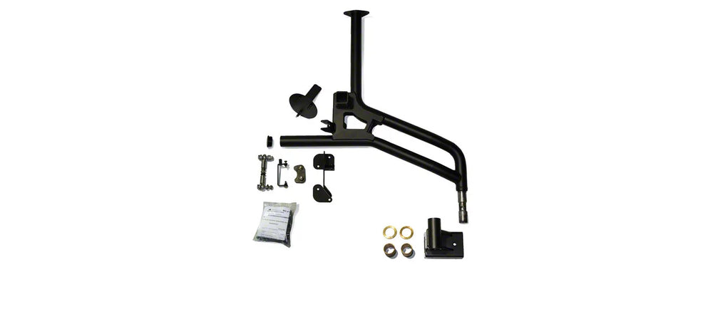 ~(4 lbs. 9X6X2)~ JK Tire Carrier Delete Bracket(For use when installing the Rear Bumper without the Tire Carrier)