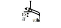 ~(4 lbs. 9X6X2)~ JK Tire Carrier Delete Bracket(For use when installing the Rear Bumper without the Tire Carrier)