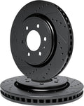 R1 Concepts Brake Rotor- D/S - Black Fits Ford Ranger