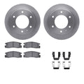 R1 Concepts Brake Rotor- Blank with Optimum Oe Pads Hdw Fits Isuzu Amigo
