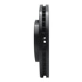R1 1990-1997 Buick LeSabre Front Right Drilled & Slotted Black Brake Rotor