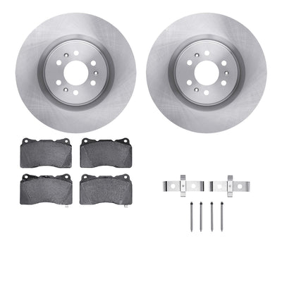 R1 Concepts Brake Rotor- Blank with Optimum Oe Pads Hdw Fits Cadillac CTS