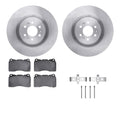 R1 Concepts Brake Rotor- Blank with Optimum Oe Pads Hdw Fits Cadillac CTS