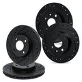 R1 Concepts Brake Rotor- D/S - Black Fits Hyundai Azera