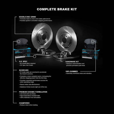 R1 Concepts Disc Brake Kit Fits Lexus ES300
