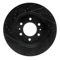 R1 Concepts Brake Rotor Drilled and Slotted Silver Fits Ford F-150