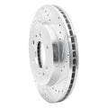 R1 Concepts Brake Rotor Drilled and Slotted Silver Fits Ford F-150