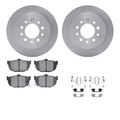 R1 Concepts Brake Rotor- Blank with Optimum Oe Pads Hdw Fits Hyundai Tiburon
