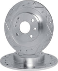 R1 Concepts Brake Rotor- D/S - Silver Fits Nissan Pulsar