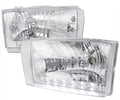 CRYSTAL HOUSING HEADLIGHT CHROME WI