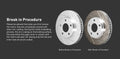 R1 Concepts Brake Rotor- Slotted - Silver Fits Suzuki Kizashi