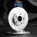 R1 Concepts Brake Rotor- D/S - Silver Fits Suzuki SX4