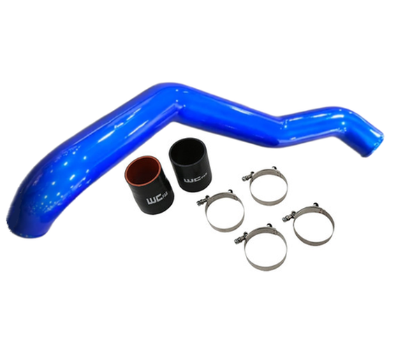 Wehrli 01-04 Chevrolet 6.6L LB7 Duramax Driver Side 3in Intercooler Pipe - Gun Metal