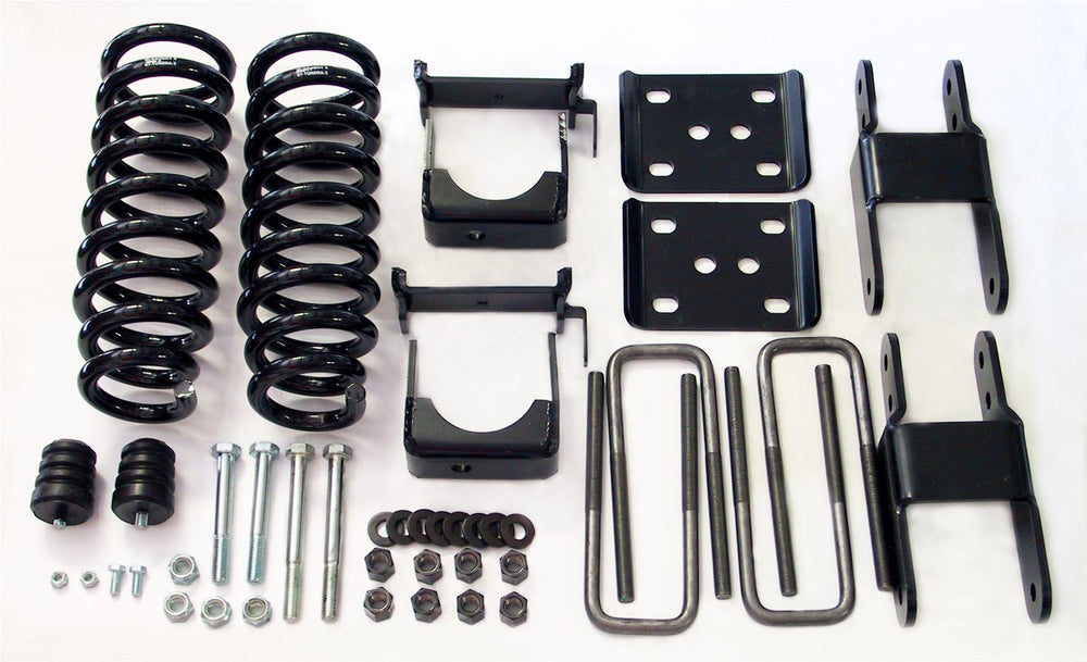 ~(42 lbs. 18X12X10)~ 04F24EX-4WD (04-08 FORD X-CAB/CREW 4WD 2/4 in FRONT STRUT RELOCATORSSHACKLES U-BOLT SPACERSSHOCK EXTB.S)