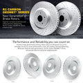 R1 Concepts Brake Rotor- Carbon D/S Fits Mitsubishi Outlander