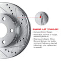 R1 Concepts Brake Rotor- D/S - Silver Fits Acura RL