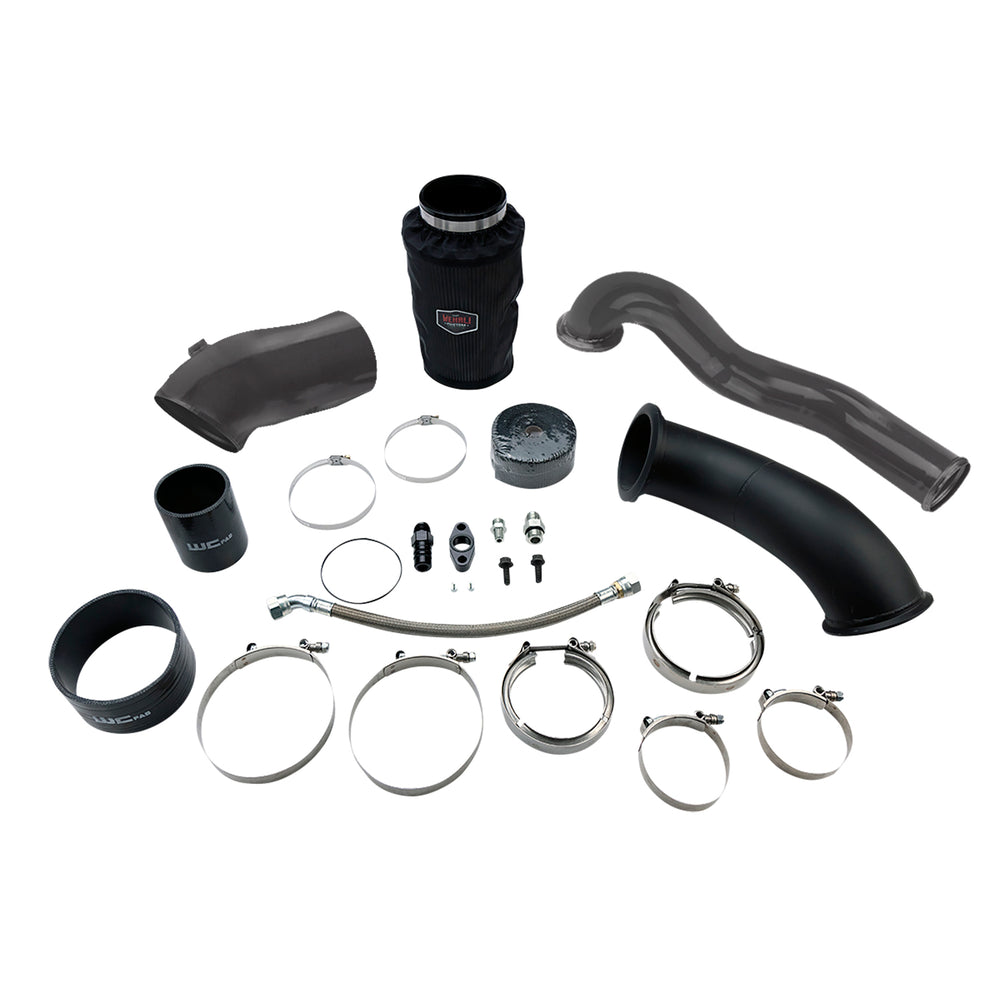 Wehrli 04.5-07 Dodge 5.9L Cummins S400 Turbo 2nd Gen Swap Kit (No Turbo/Manifold) - Bronze Chrome