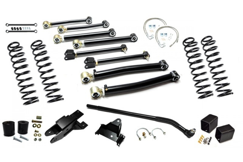 ~(28 lbs. 28X6X6)~ EVO MFG JK ENFORCER KIT 4IN W/ DRAGLINK FLIP STAGE 3 RIGHT HAND DRIVE
