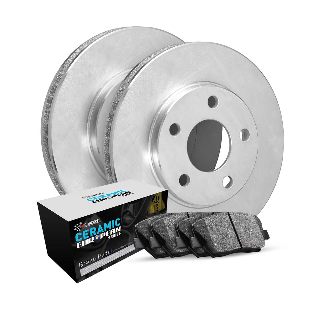 R1 Concepts Brake Rotor - Drilled Fits Mercedes-Benz SL400
