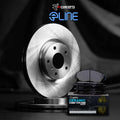 R1 Concepts Brake Rotor - Drilled Fits Mercedes-Benz SL400