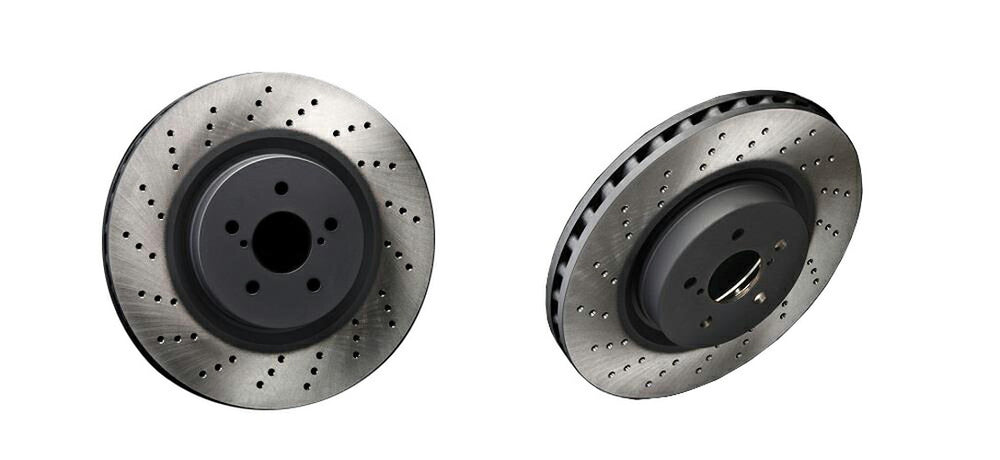 STI DRILLED DISC REAR 13 Non Brembo each (price is for 1 Disc)