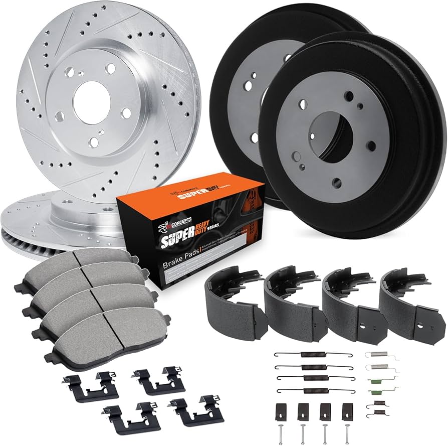 R1 Concepts GEOSPEC Coated Rotor Fits Ford Crown
