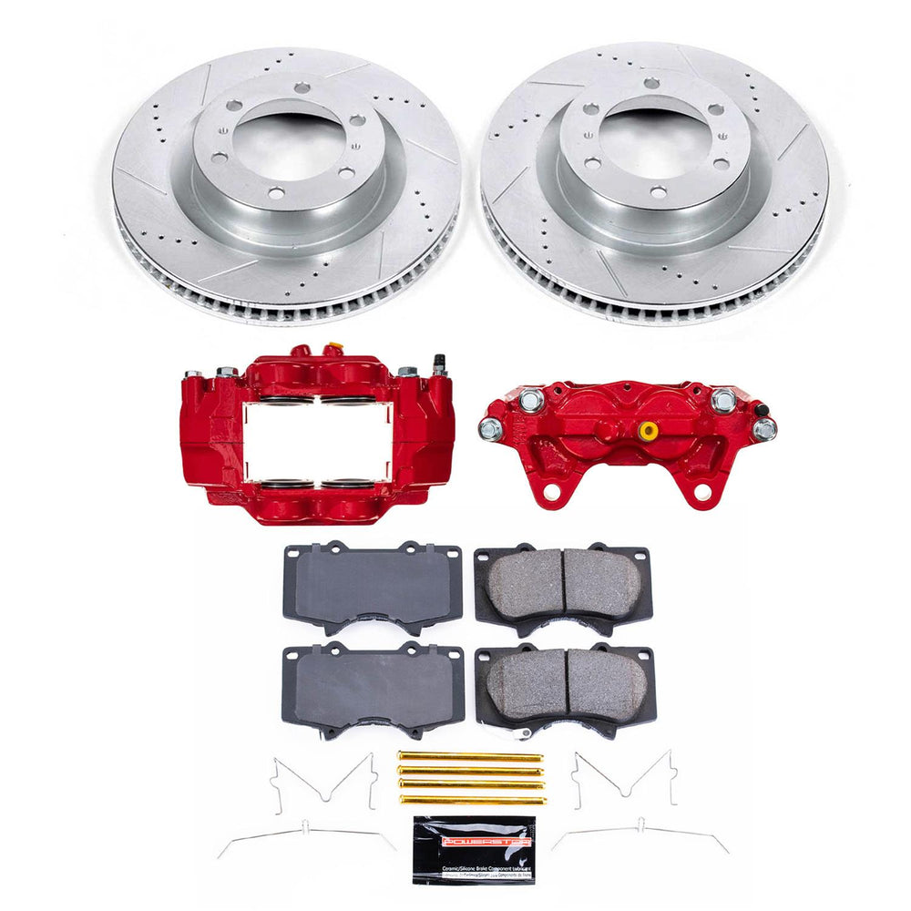 Power Stop 15-22 Toyota 4Runner Front Z23 Evolution Kit w/Cals