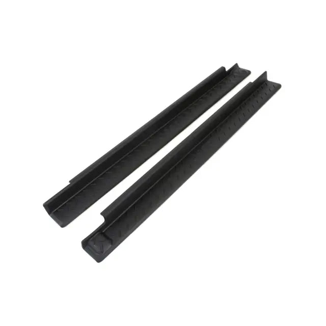~(1 lbs. 27X4X2)~ JK 2dr Door Sill Guards; black w/Jeep Logo
