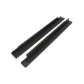 ~(1 lbs. 27X4X2)~ JK 2dr Door Sill Guards; black w/Jeep Logo
