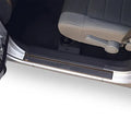~(1 lbs. 27X4X2)~ JK 2dr Door Sill Guards; black w/Jeep Logo