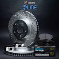 R1 Concepts Hi-Carbon Alloy GEOMET Coated Rotor Fits Audi A6