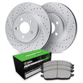 R1 Concepts Hi-Carbon Alloy GEOMET Coated Rotor Fits Audi A4
