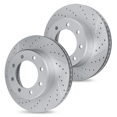 R1 Concepts Brake Rotor- Carbon D/S Fits Dodge Ram