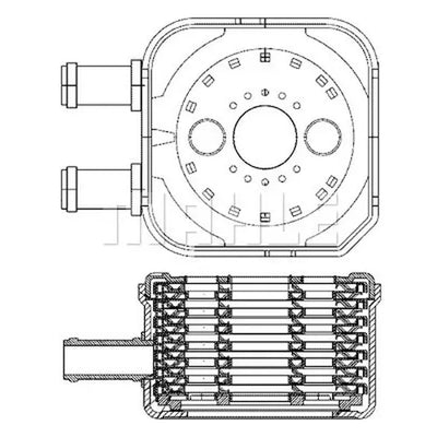 06-98 Audi; 12-01 Volkswagen OIL COOLER