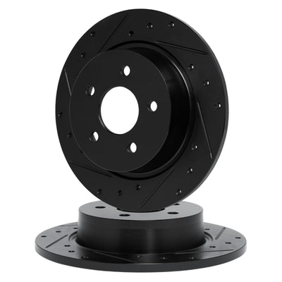 R1 Concepts Brake Rotor- D/S - Black Fits Hyundai Veracruz