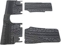 ~(10 lbs. 54X21X2)~ 07-13 JK 4dr Front AND Rear Floormats - Tire Tread Pattern