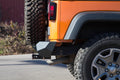 Crawltek 2007-2018 Jeep Wrangler JK Pyro Midwidth Rear Bumper - Black - JK20201