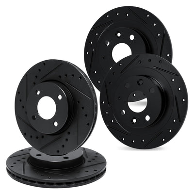 R1 Concepts Brake Rotor- D/S - Black